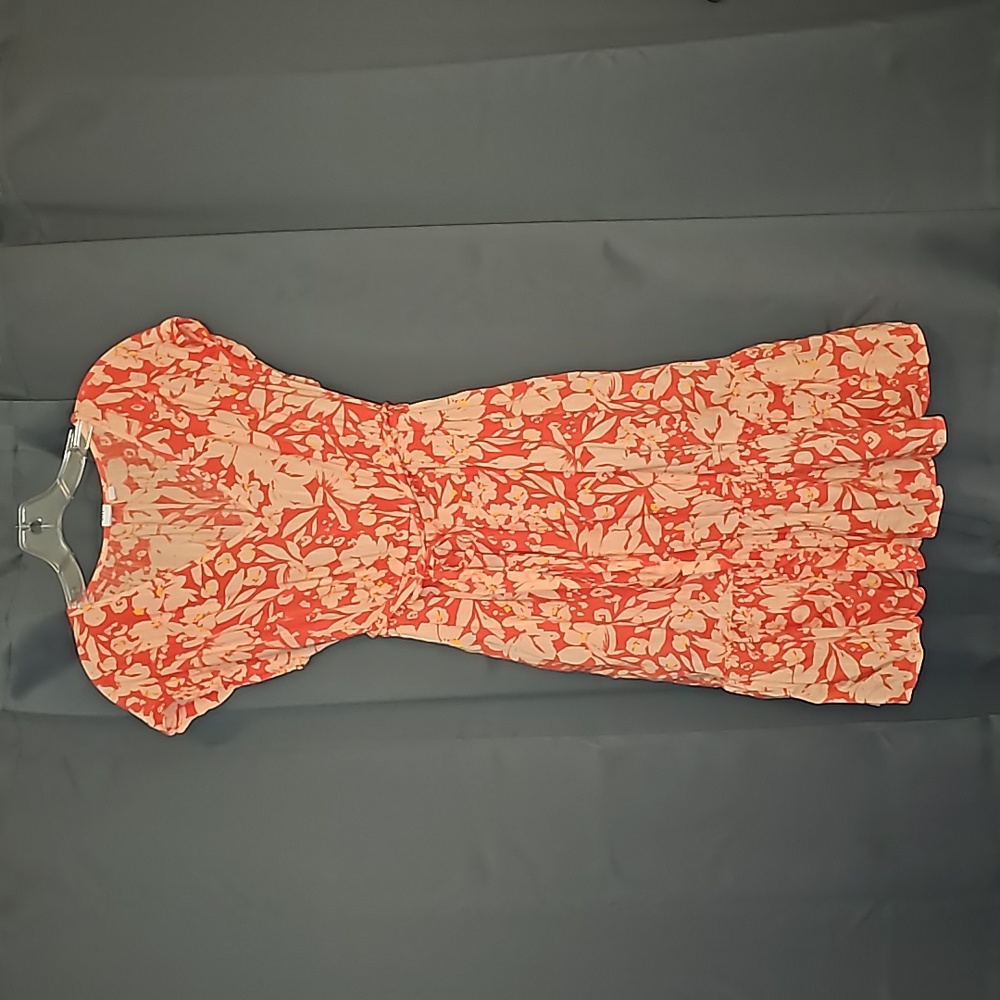 GAP Red and White Floral Dress
